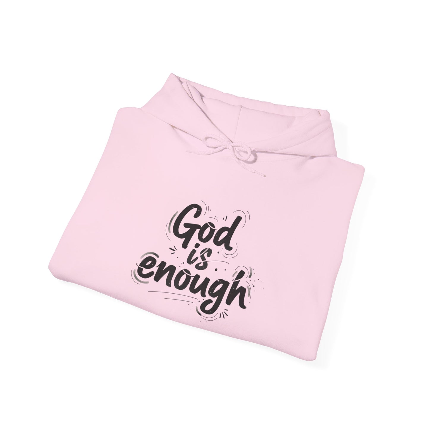 God is enough hoodie | Handwritten marker aesthetic, scribble text