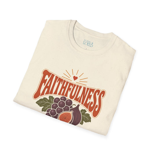 Faithfulness Fruit of the Spirit T-Shirt — Christian Vintage Floral Tee