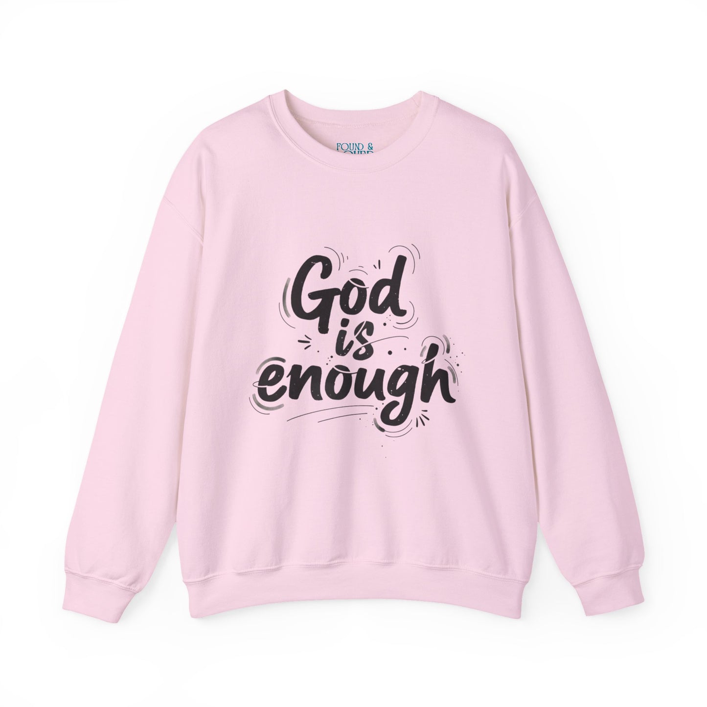 God is Enough sweatshirt | handwritten marker aesthetic, doodle script