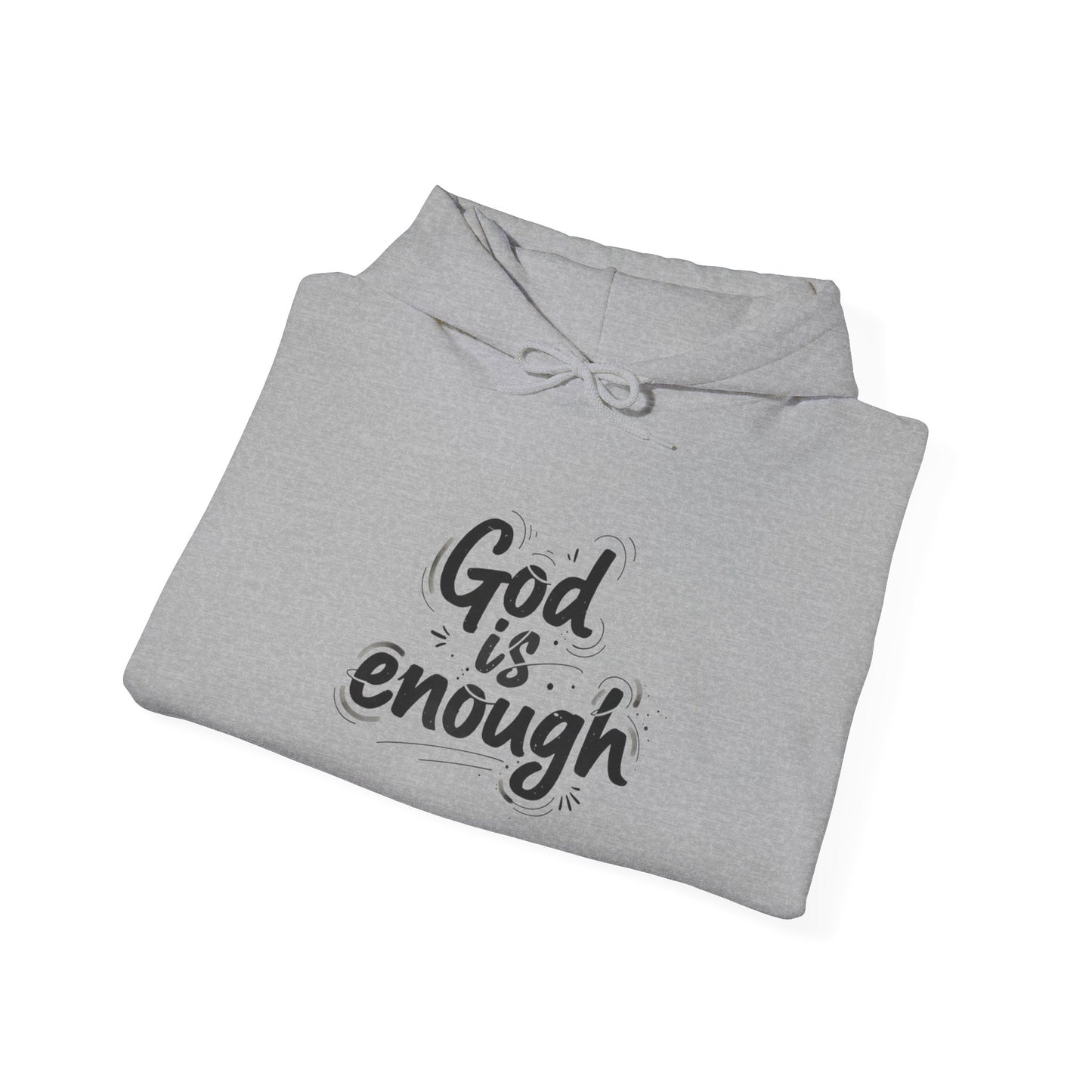 God is enough hoodie | Handwritten marker aesthetic, scribble text