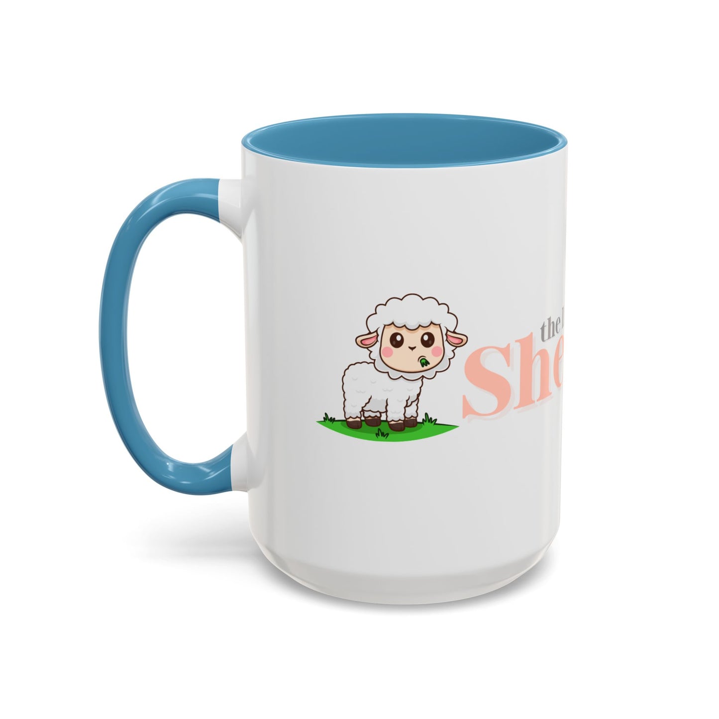 Shepherd Psalm 23 Accent Coffee Mug — Faith-Inspired Christian Gifts