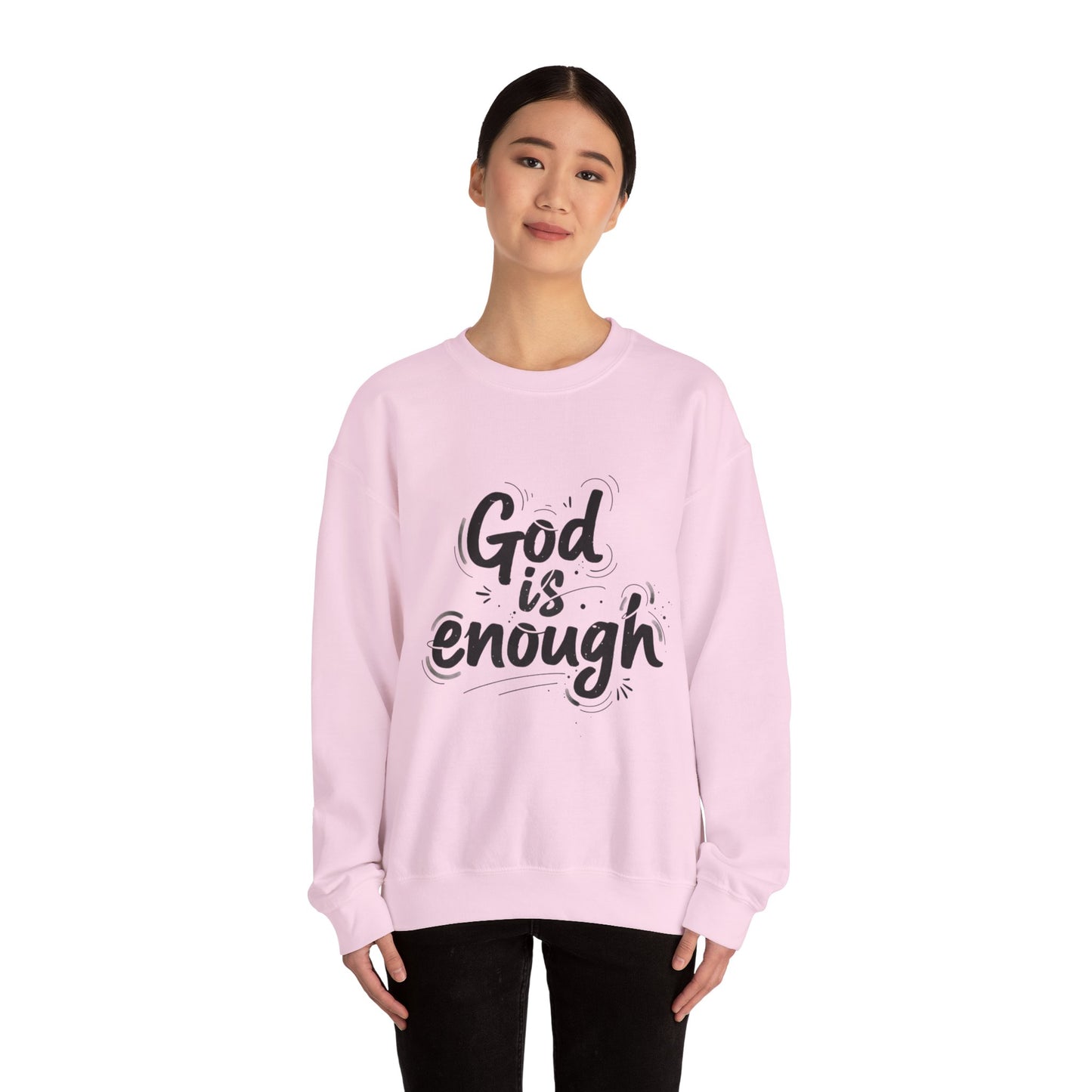 God is Enough sweatshirt | handwritten marker aesthetic, doodle script