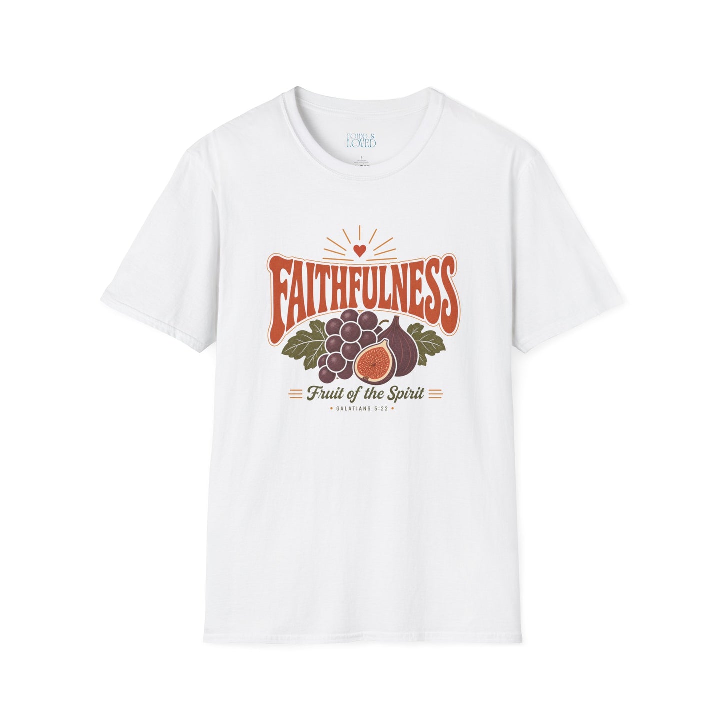 Faithfulness Fruit of the Spirit T-Shirt — Christian Vintage Floral Tee