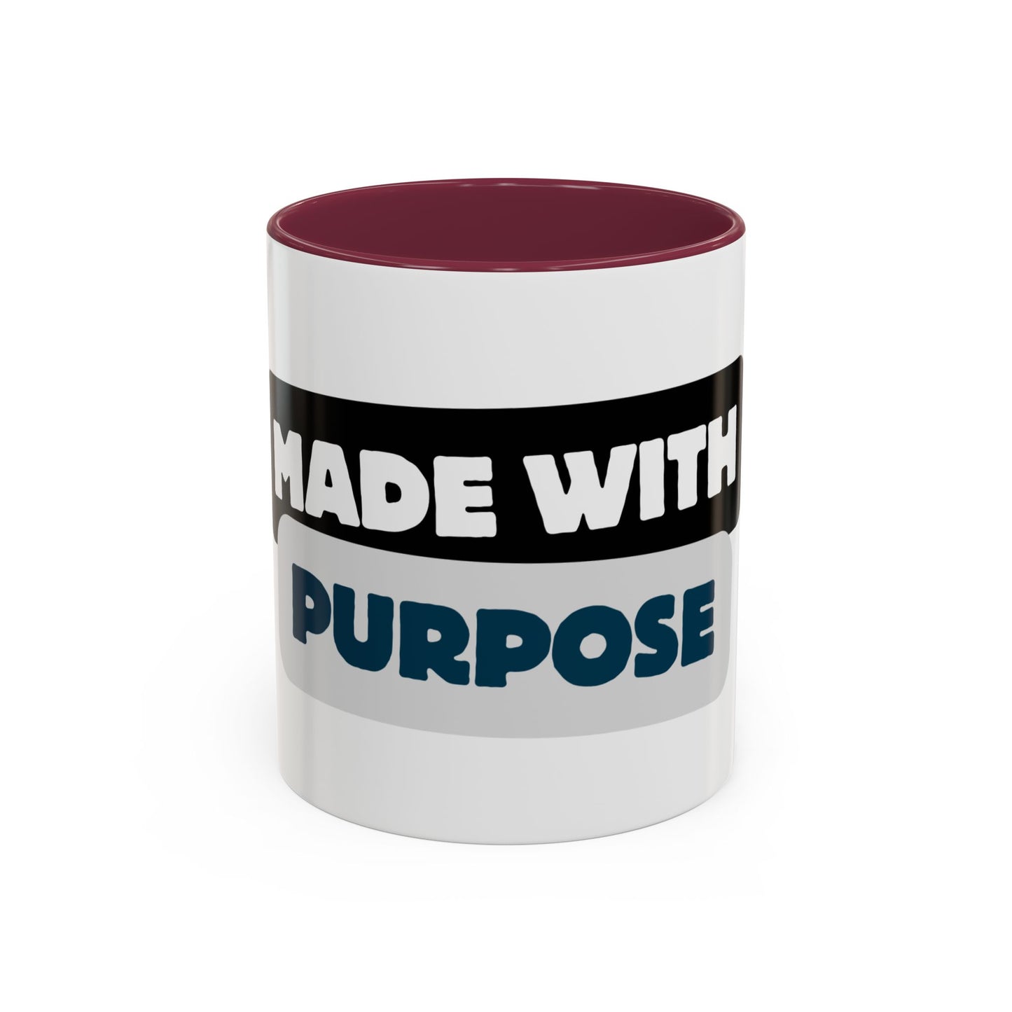 Made With Purpose Coffee Mug — Colorful 11oz & 15oz Ceramic