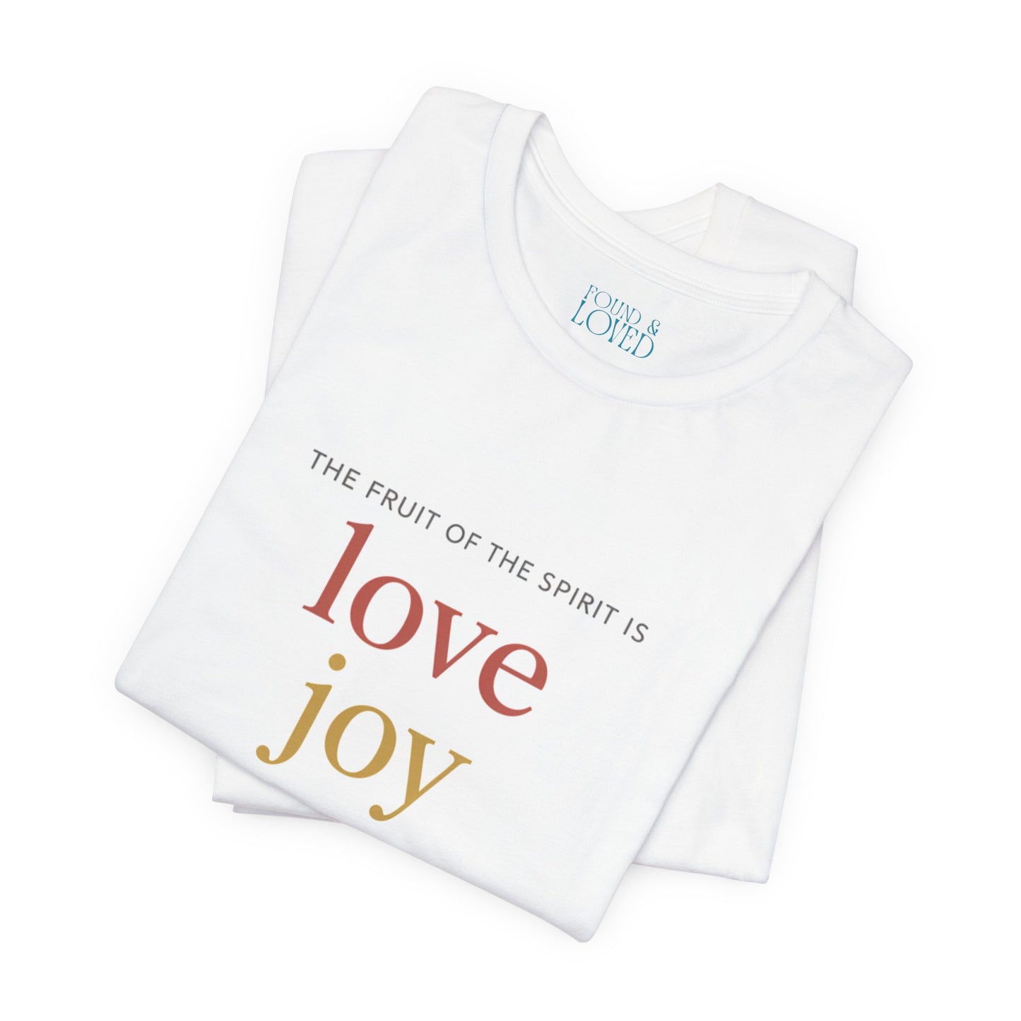 love joy peace Tee | shadow typography shirt, kinetic text art