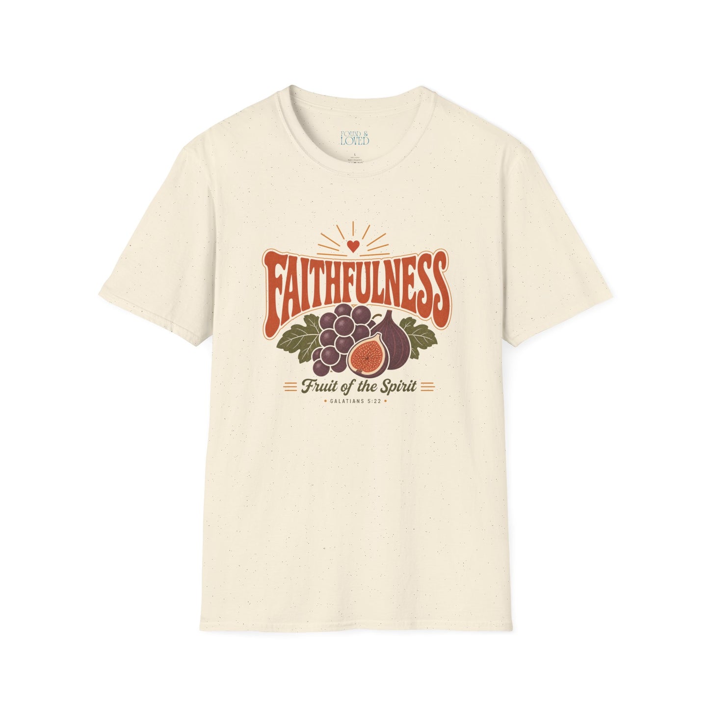 Faithfulness Fruit of the Spirit T-Shirt — Christian Vintage Floral Tee