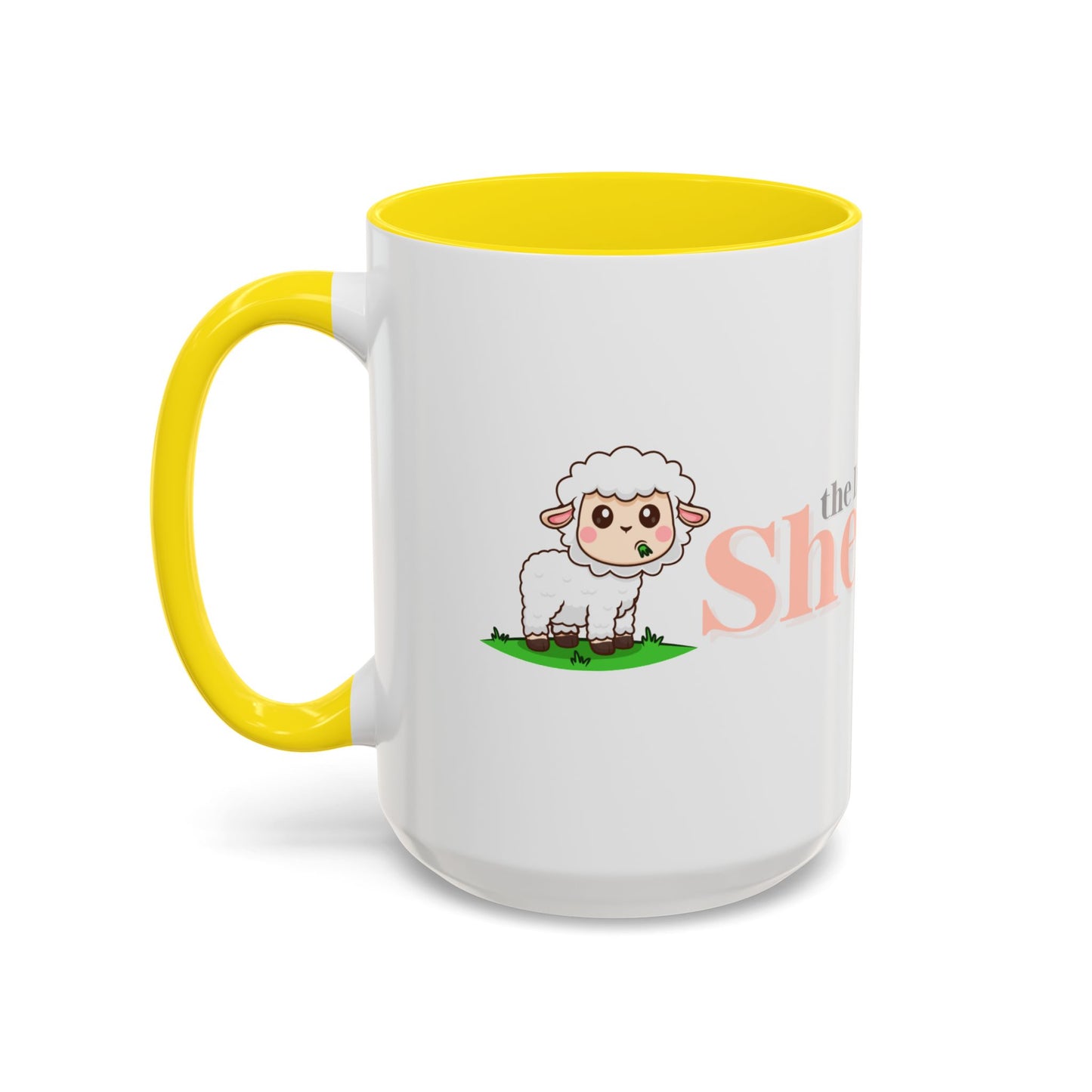 Shepherd Psalm 23 Accent Coffee Mug — Faith-Inspired Christian Gifts