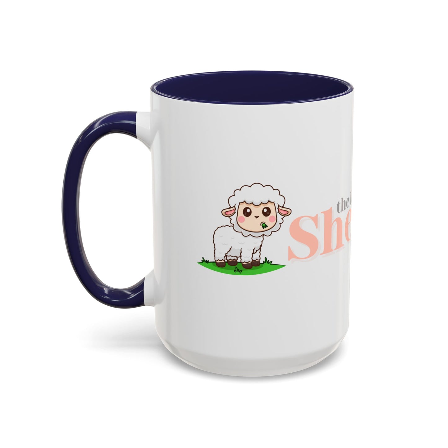 Shepherd Psalm 23 Accent Coffee Mug — Faith-Inspired Christian Gifts