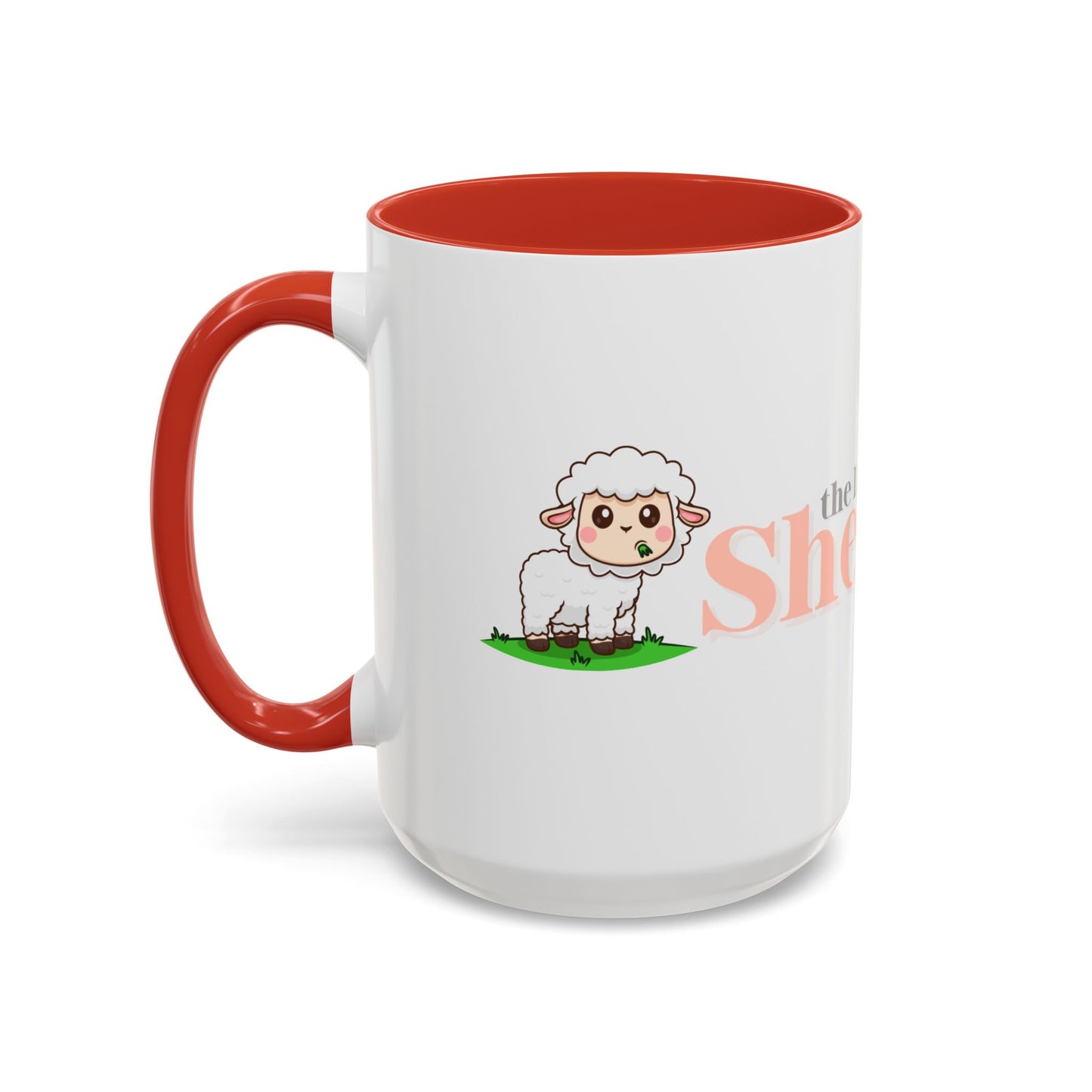 Shepherd Psalm 23 Accent Coffee Mug — Faith-Inspired Christian Gifts