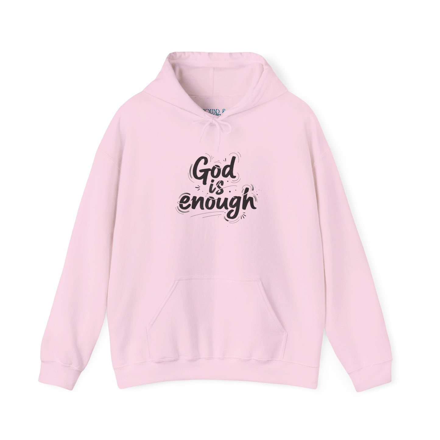 God is enough hoodie | Handwritten marker aesthetic, scribble text