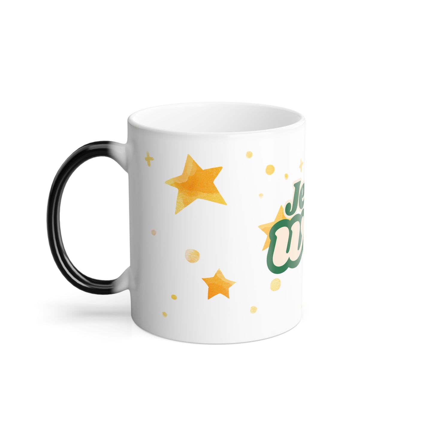 Jesus Won Color-Changing Mug — 11oz Inspirational Christian Coffee Cup
