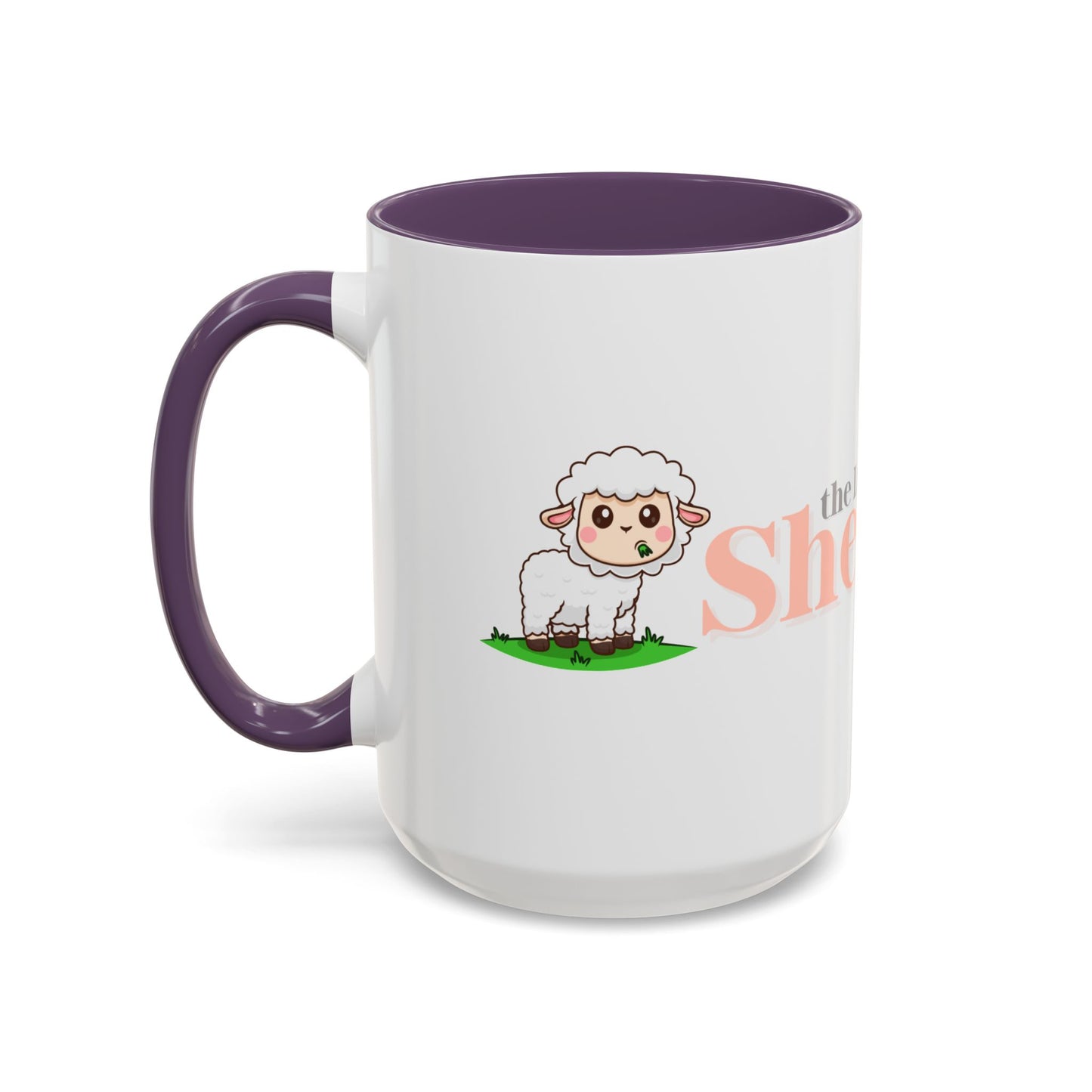 Shepherd Psalm 23 Accent Coffee Mug — Faith-Inspired Christian Gifts