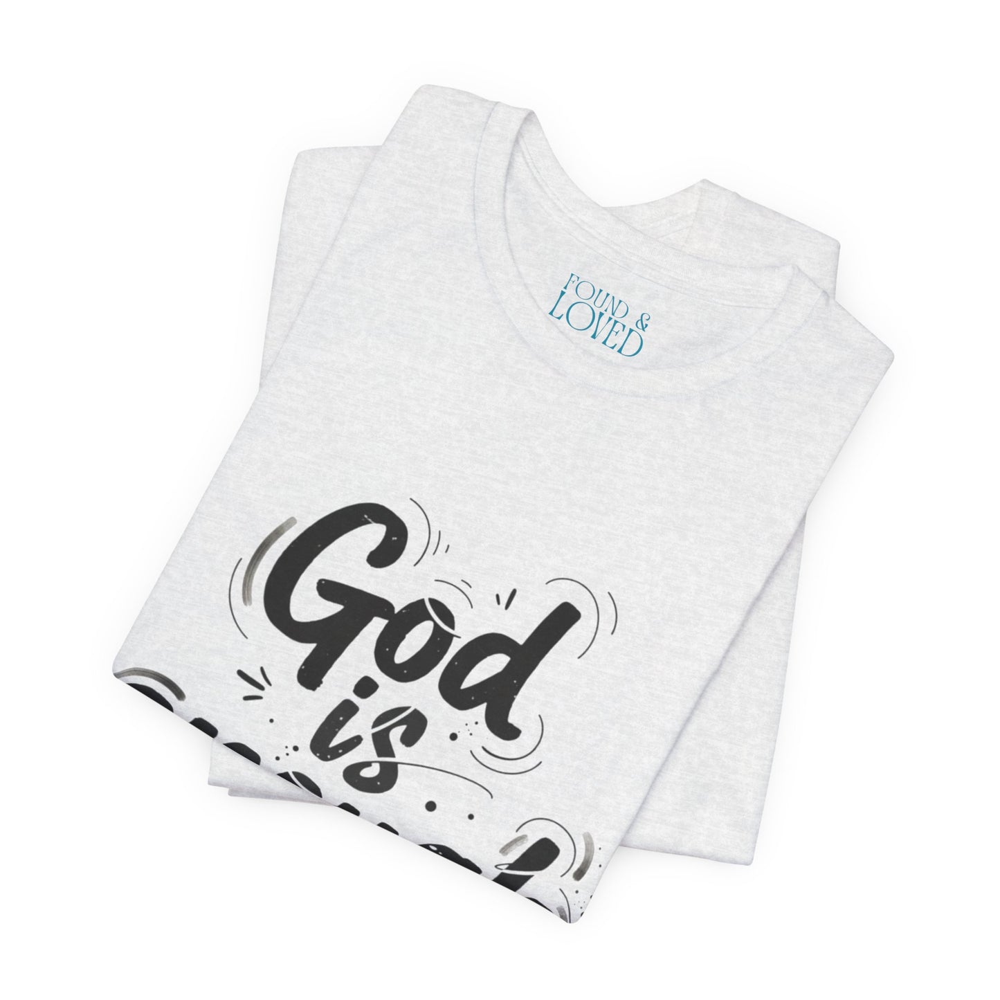 handwritten marker “God is enough” Tee | marker scribble design, doodle quote tee