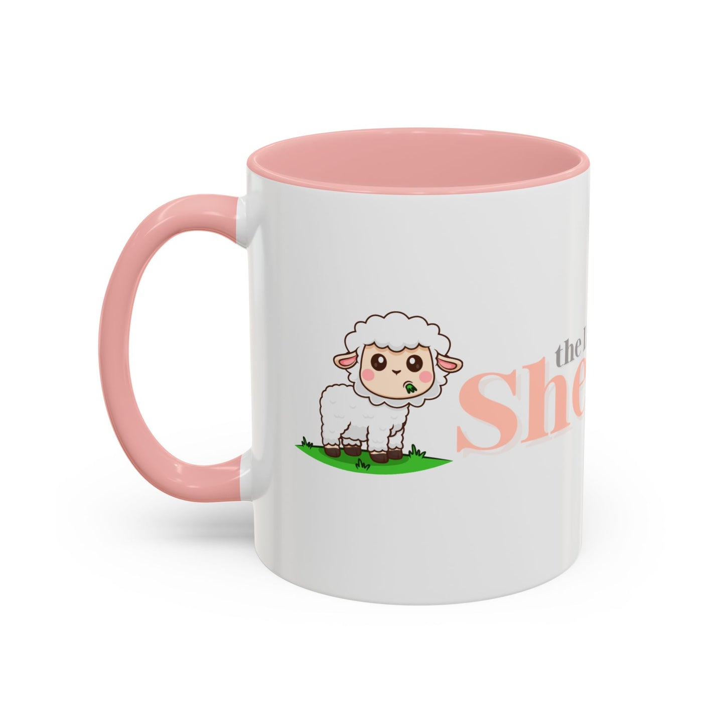 Shepherd Psalm 23 Accent Coffee Mug — Faith-Inspired Christian Gifts