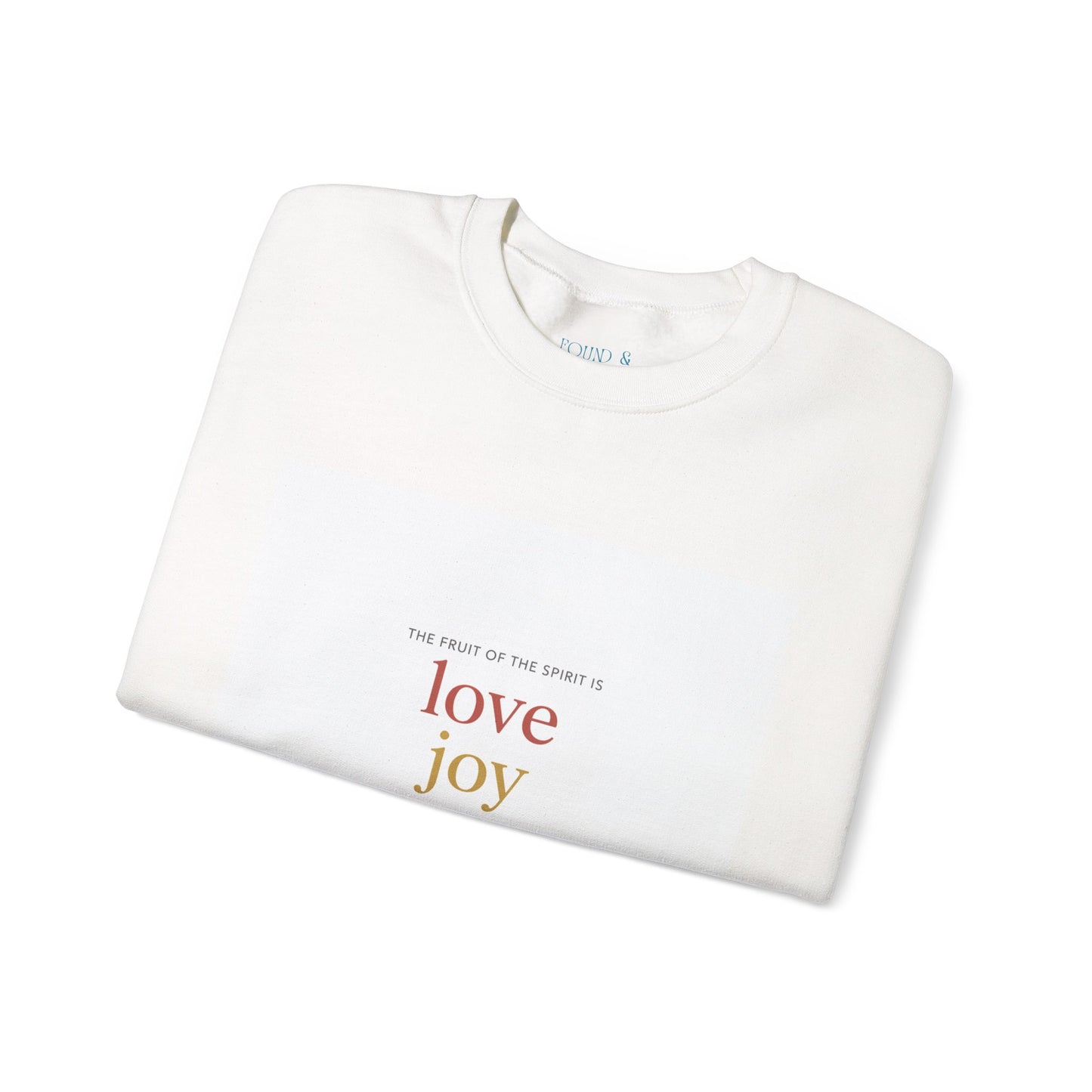 love joy peace Sweatshirt | shadow typography shirt, 3D simple text